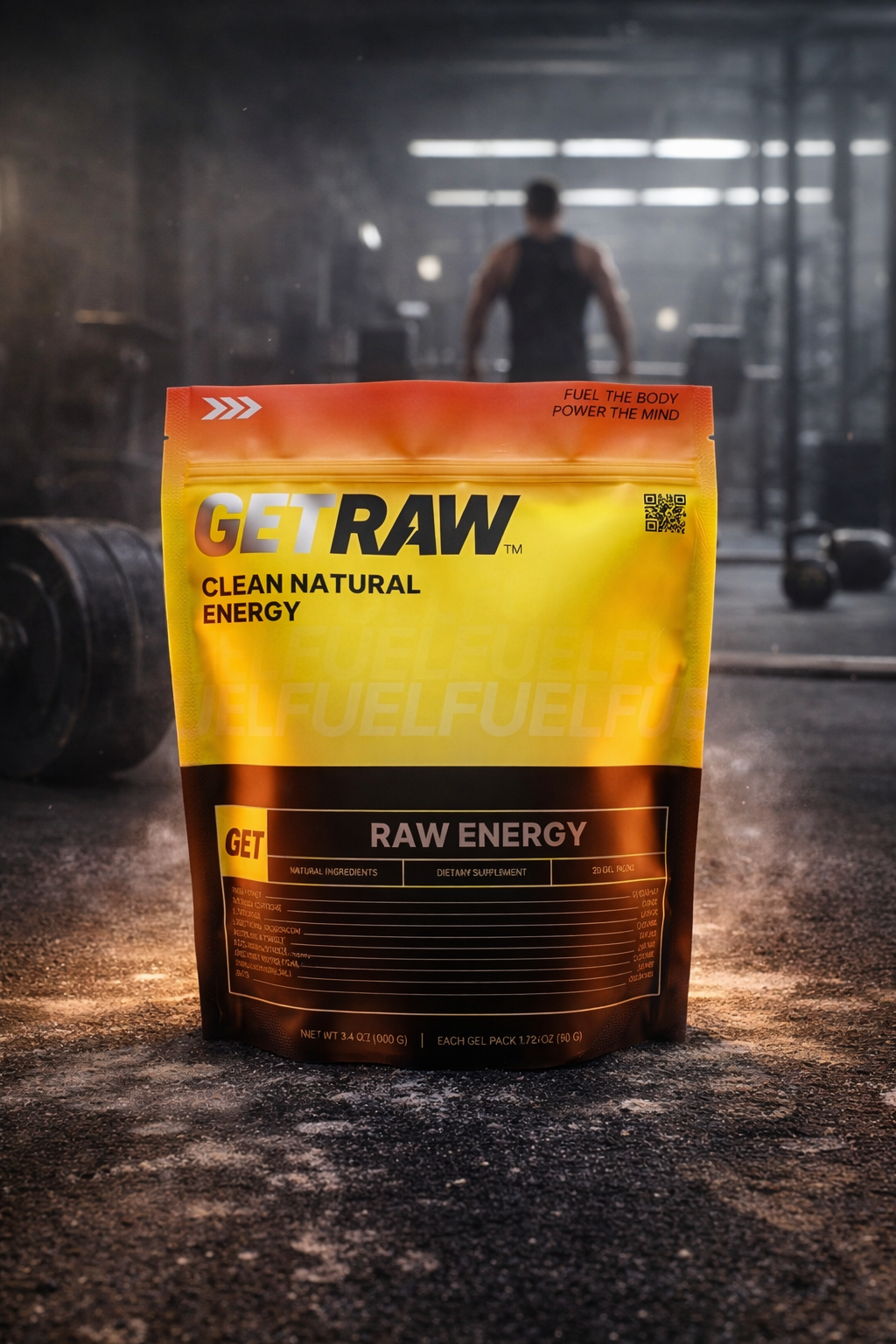 Get Raw Natural Energy Gel (20 pack)