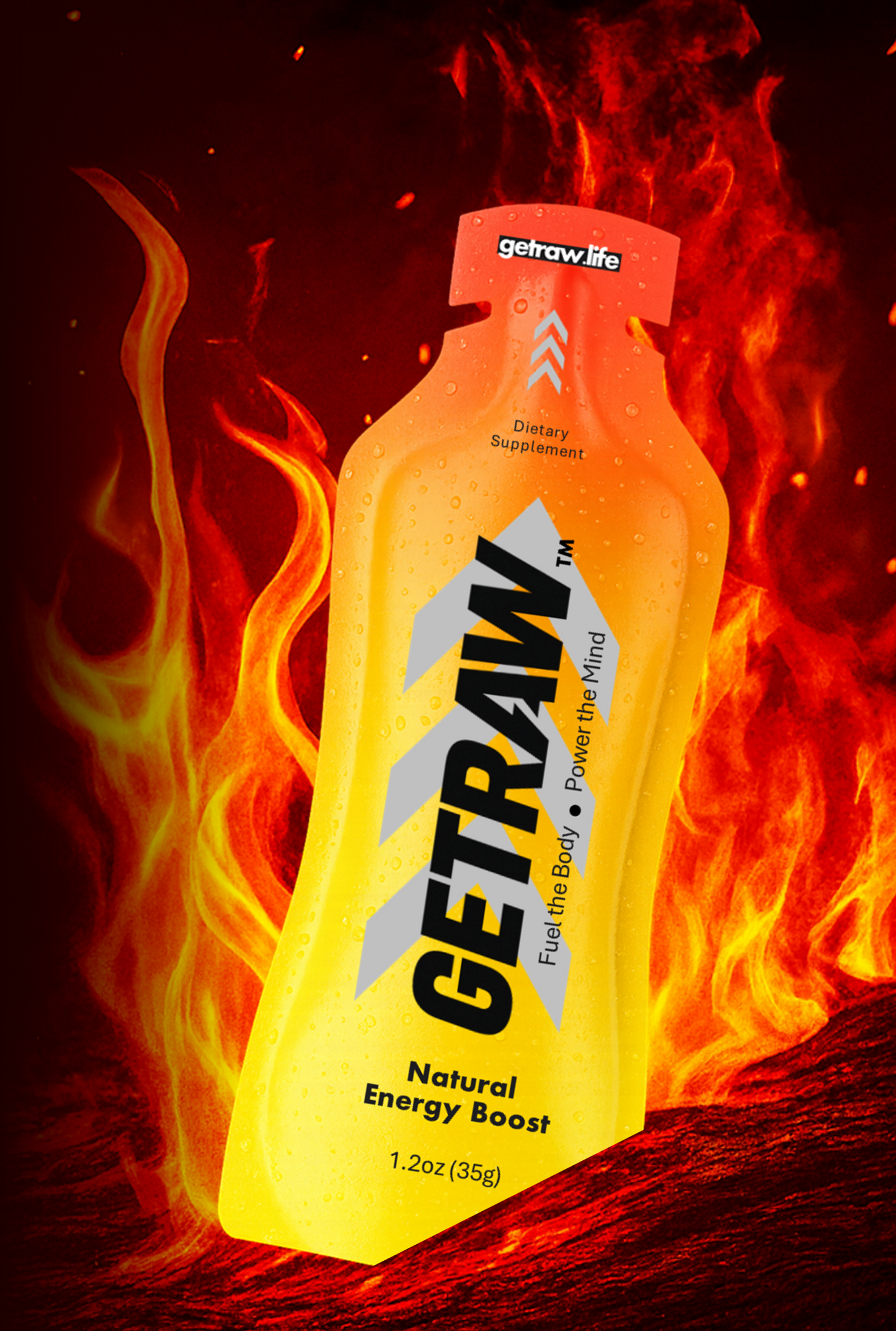 Get Raw Natural Energy Gel (20 pack)