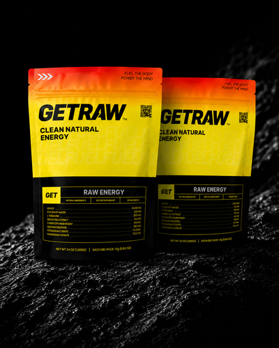 GETRAW Natural Performance Gel | Bundle: 2 packs (40 pouches)